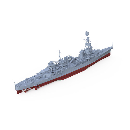 1/350比例  美国 CA-24   彭萨科拉级重巡洋舰 1941 配兵人