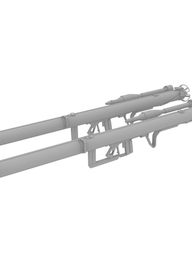 RPZB.炉管 枪通用军事道具模型用于身体人物玩偶