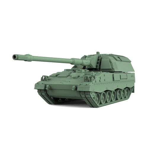 SS100492 1/100 军事模型 德国 PzH2000 自行反坦克炮 V2.0