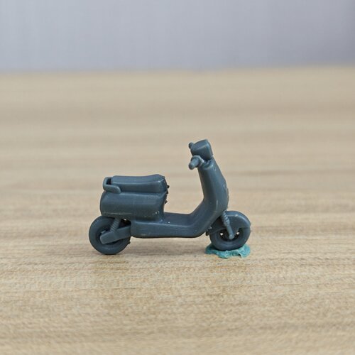 简约卡通小电驴电动摩托车模型  1pc
