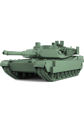 SS100923 1/100 军事模型  美国M1A2 Abrams主战坦克 V2.0