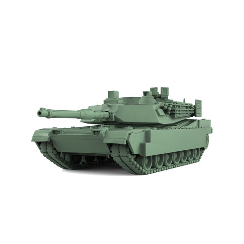 SS350923 1/350 军事模型  美国M1A2 Abrams主战坦克 V2.0 4pcs
