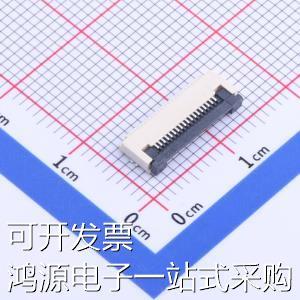 翻盖式 FFC P数 0.5mm X05A20L18T FPC连接器 18P 镀锡 原装 下接