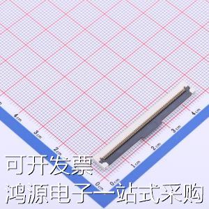 THD0527A-80CL-GF FFC/FPC连接器间距:0.5mm P数:80P翻盖式下