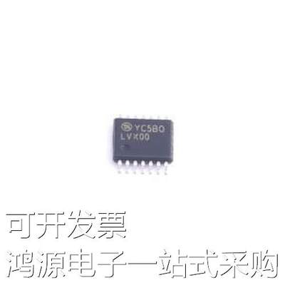 74LVX00MTCX 逻辑门 低电压四路 2 输入 NAND 门极 TSSOP-14 原装