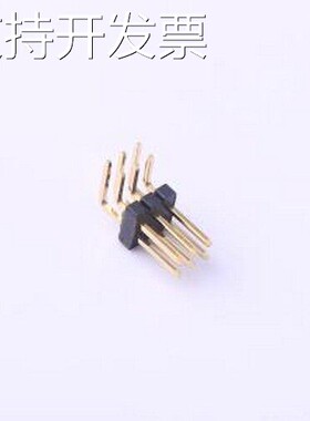 X1321WR-2x03J-C40D18 排针 2x3P 间距:1.27mm 方针 弯插,P=1.27m
