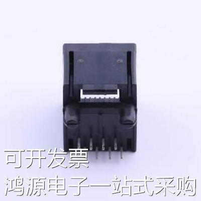 5555799-1 以太网连接器(RJ45 RJ11) RJ45 不带LED 插件 原装现货