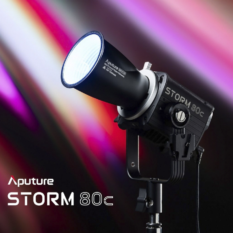 AputureStorm80C直播视频影视灯