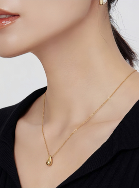 AIE永恒的爱~轻奢水滴项链时尚设计感锁骨链送爱人礼