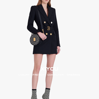 西装裙名媛修身职业连衣裙女