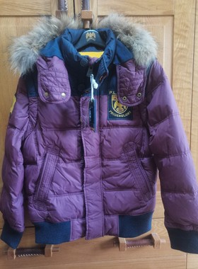 PLORY厚实暖和羽绒服，可以拆卸袖子，帽子，当马甲POJD047T03