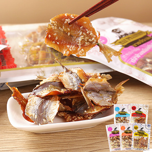 泰国进口NAI PRAMONG泰妹即食烤鳗鱼烤鲹鱼休闲小吃海味鱼零食品