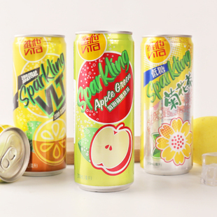 310ml*6罐装饮料香港进口维他vita苹果绿茶气泡港版菊花茶柠檬茶