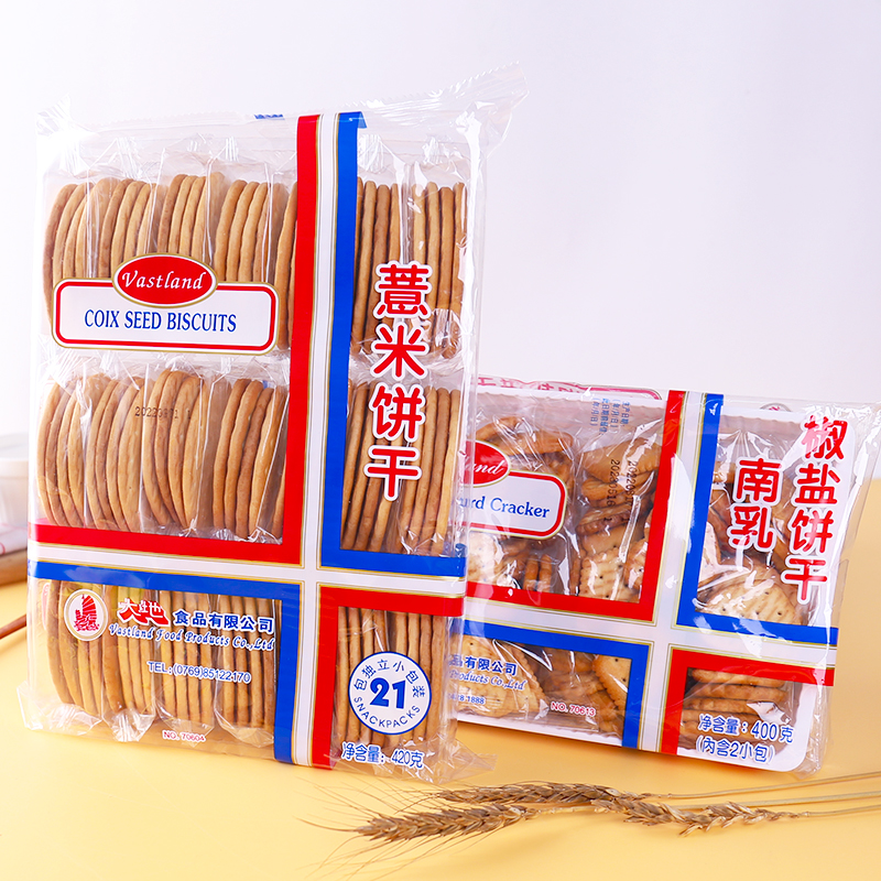 香港大地薏米饼干独立包装