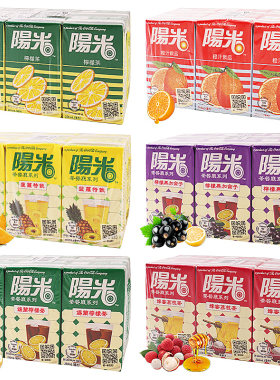 阳光250ml*6盒香港柠檬茶果汁味