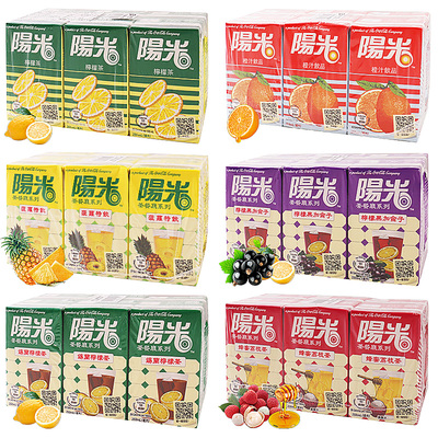 阳光250ml*6盒香港柠檬茶果汁味