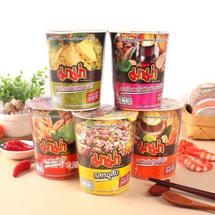 泰国进口mama泰氏妈妈冬阴功酸辣虾方便面速食711同款 泡面杯面60g