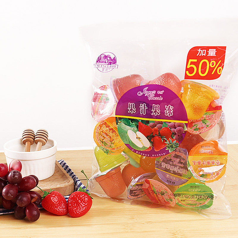翠丝精选水果汁果冻夏天果味果冻儿童节小吃零食大礼包600g,零食/坚果/特产,果冻/布丁,淘宝优惠券,粉丝福利购,淘宝优惠卷
