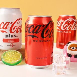 6罐装香港进口可口可乐雪碧芬达无糖可乐碳酸饮料港版汽水饮品
