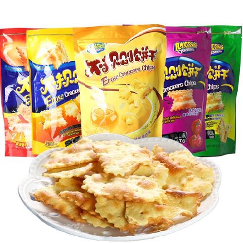 味之旅梳打饼干225g办公室零食