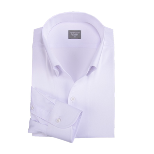 拜耳长袖男士休闲衬衫那不勒斯一片领弹力免烫白领秋冬定制时尚