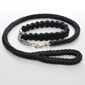 牵引绳大型犬马犬狗链子金毛脖套萨摩狗项圈德牧狗绳子中型犬牵引