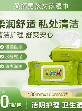 男孩女孩私处护理80片大包家庭装