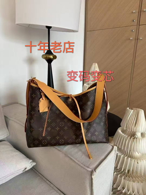 新款中古老花carryall小号托特nano枕头水桶ivy邮差法棍牛角女包