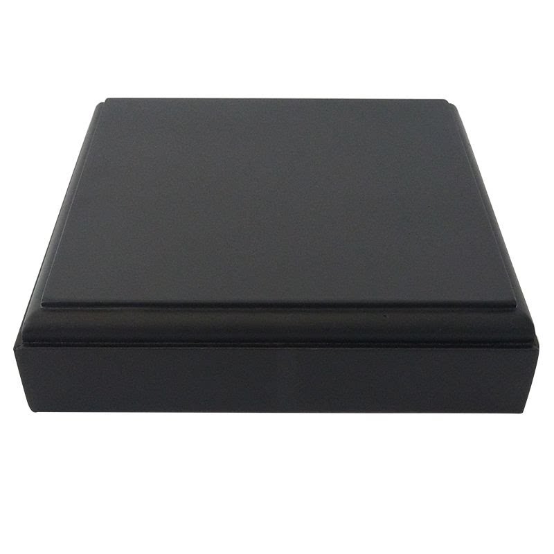 木底座正方形花盆鱼缸摆件底托石头瓷器工艺品长方形木质实心底座