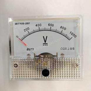 伏电压表 直流电压表 250V 450V 1KV 85C1 指针式 1.5KV 1000V