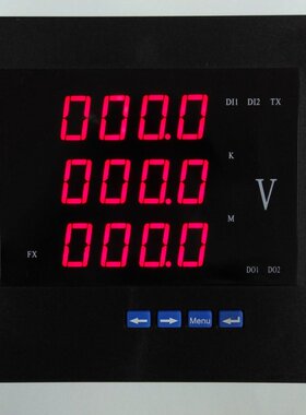 SX42-450V 三相数字数显显示SX96交流SX72电压表SX6L 800V AC500V