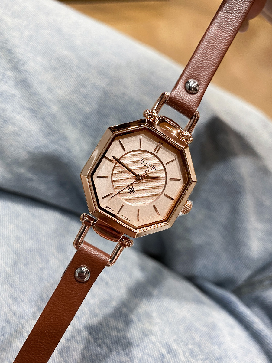 聚利时julius手表女士韩版复古文艺个性小众时尚潮流学生款皮带款