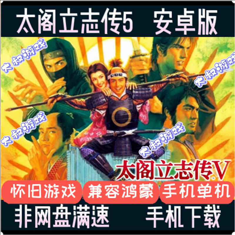 太阁立志传5安卓手机版 中文PC电脑端单机手游模拟器移植经典游戏