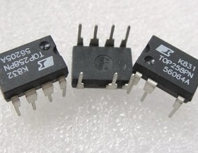 液晶常用管理芯片 TOP258P TOP258PN 7脚直插