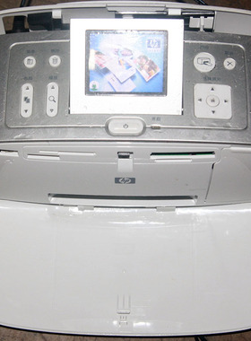 惠普hp375 HP Photosmart 375彩色照片打印机便携打 喷墨打印机