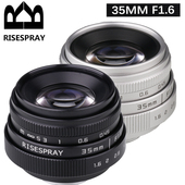 C口 F1.6镜头 转接环微单定焦人像风景小镜头 CCTV监控 昇浪35MM