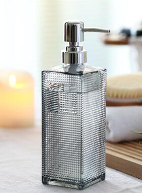 方款500ml按压瓶沐浴露洗衣液摁压式皂液乳液洗洁精洗面奶分装瓶