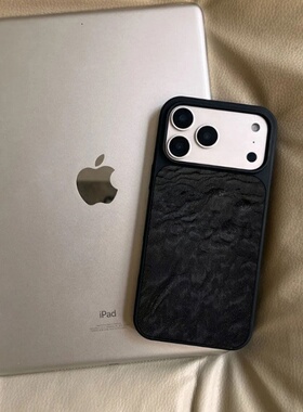 ins风黑色纹理黑边软壳磁吸适用苹果小米iPhone17promax手机壳1613pro小米1415Pro华为mate60p70三星S23防摔