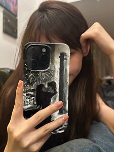 原创适用于苹果14promax小众不撞款手机壳ins风iPhone14pro个性14菲林13情侣12高级感11浪漫艺术浪漫与爱相拥