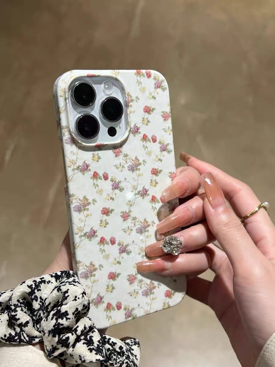 ins夏日碎花苹果1514手机壳14pro新款iPhone13菲