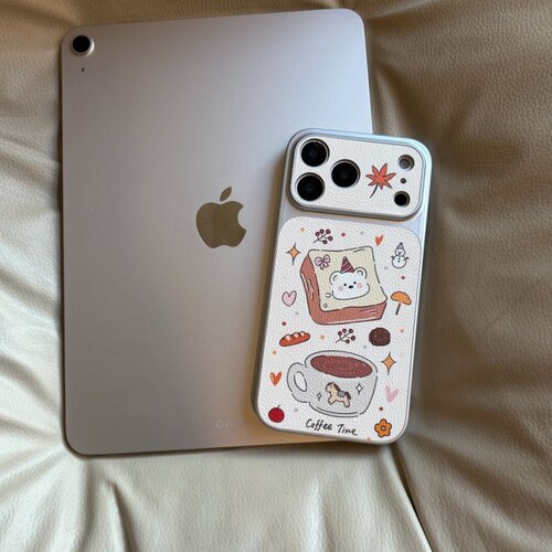 包ai键咖啡小马面包熊大视窗适用苹果17手机壳卡通iphone16promax17Pro防摔15Pro皮质14新款1516Pro全包1312