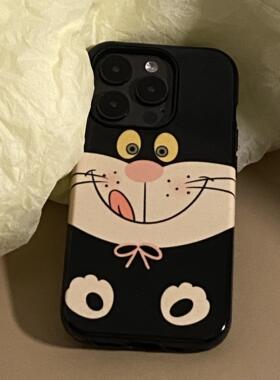 原创可爱卡通路西法适用于苹果16pro超好看的手机壳小众高级感ins风iPhone16promax可爱15菲林141311xr二合一