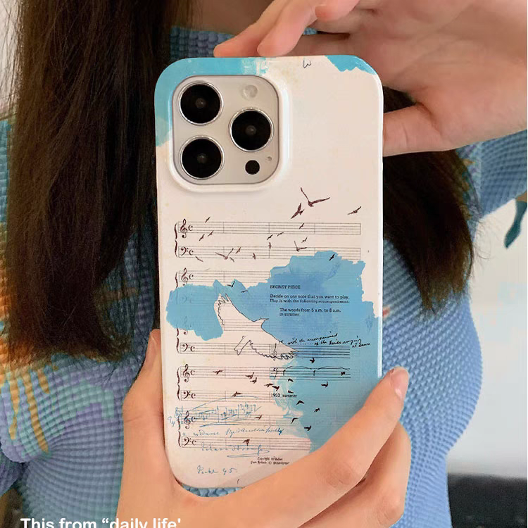 飞鸽自由乐章适用iPhone16promax苹果14小米15新款mate70华为p70nova13荣耀200手机壳opporeno13软壳vivox100