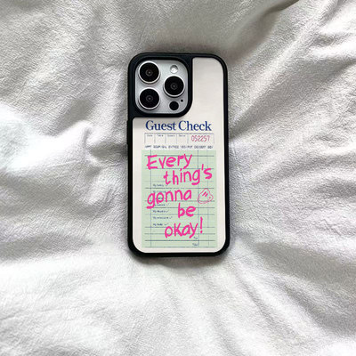 一切都会好起来黑边软壳磁吸适用苹果小米iPhone17promax手机壳1613pro小米1415Pro华为mate60p70三星S23防摔