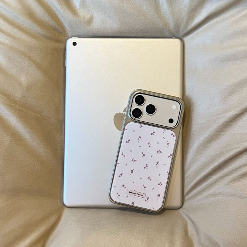 ins复古油画美丽花朵电镀银磁吸适用苹果iPhone17promax手机壳1615pro小米1415Pro华为mate80p70三星S23防摔