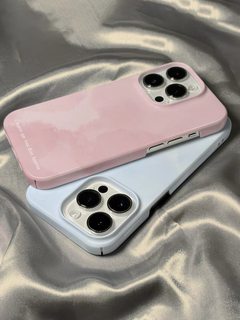 二合一菲林壳适用于苹果15promax手机壳新款iPhone15粉色水彩晕染14plus硬壳男女13/12套11防摔xs/xr情侣78软