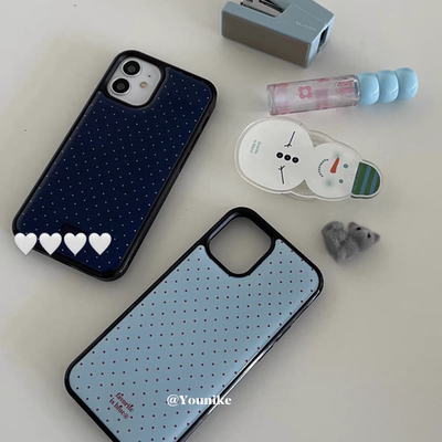 ins简约小众波点亚克力黑边原创适用苹果iPhone16promax手机壳1312pro小米1415Pro华为mate60p70三星S23防摔