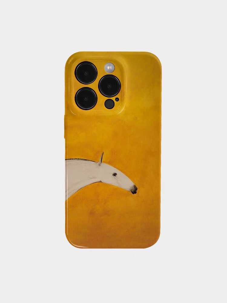 马到功成~中国风复古iPhone15苹果13promax小米14龙年nova11华为p60新款opporeno10适用vivo荣耀90菲林手机壳