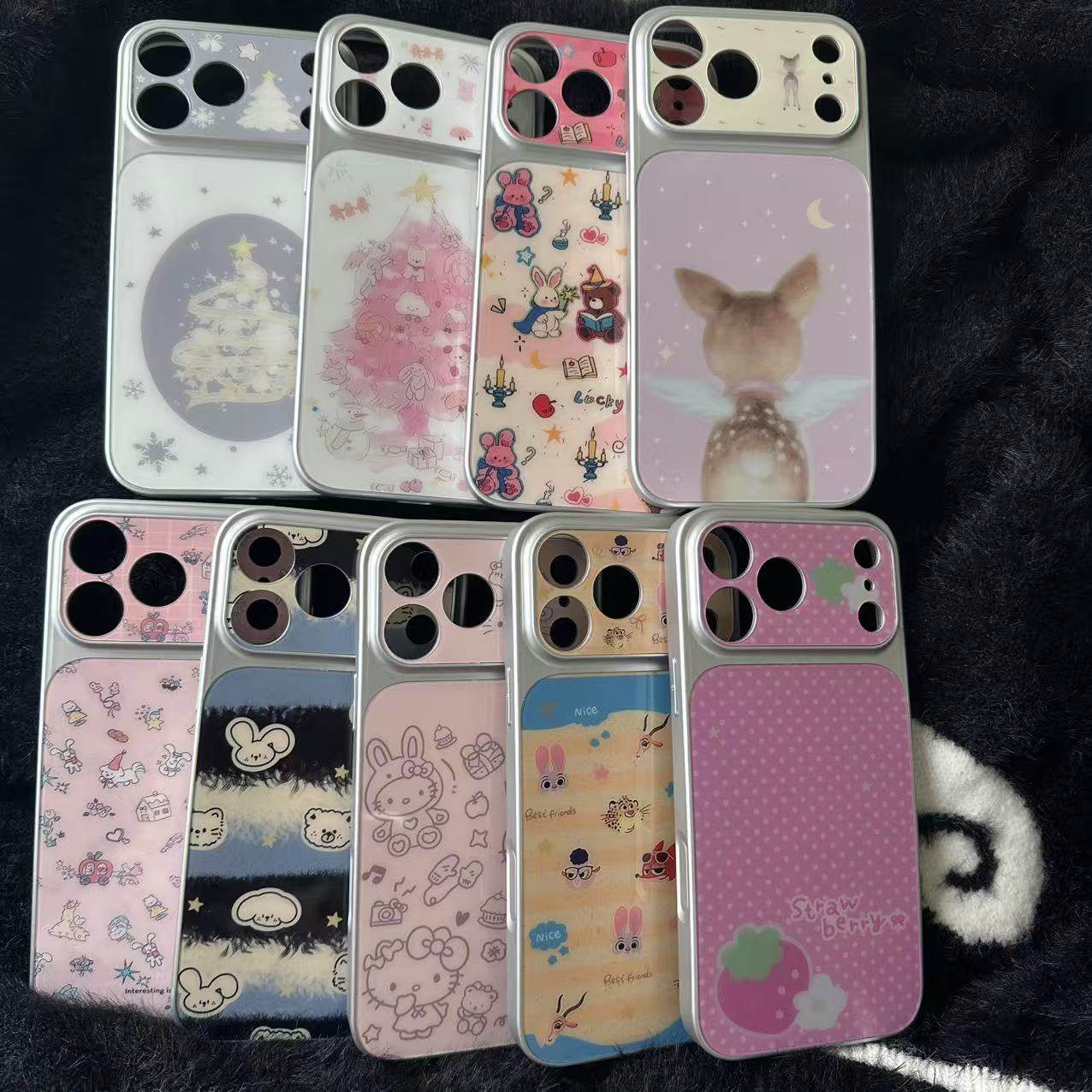 ins风可爱卡通合集全包精孔手机壳适用苹果iPhone17promax高级感保护套小众16plus原创15pro14防摔简约13pro,3C数码配件,手机保护套/壳,淘宝优惠券,粉丝福利购,淘宝优惠卷