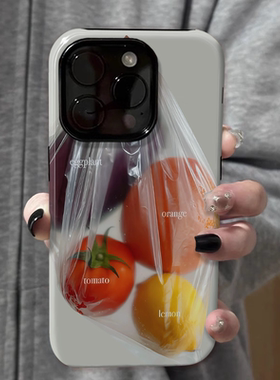 ns风水果 适用苹果16promax新款iPhone15手机壳女生13创意14高级感小众不撞款12防摔二合一菲林11保护套plus